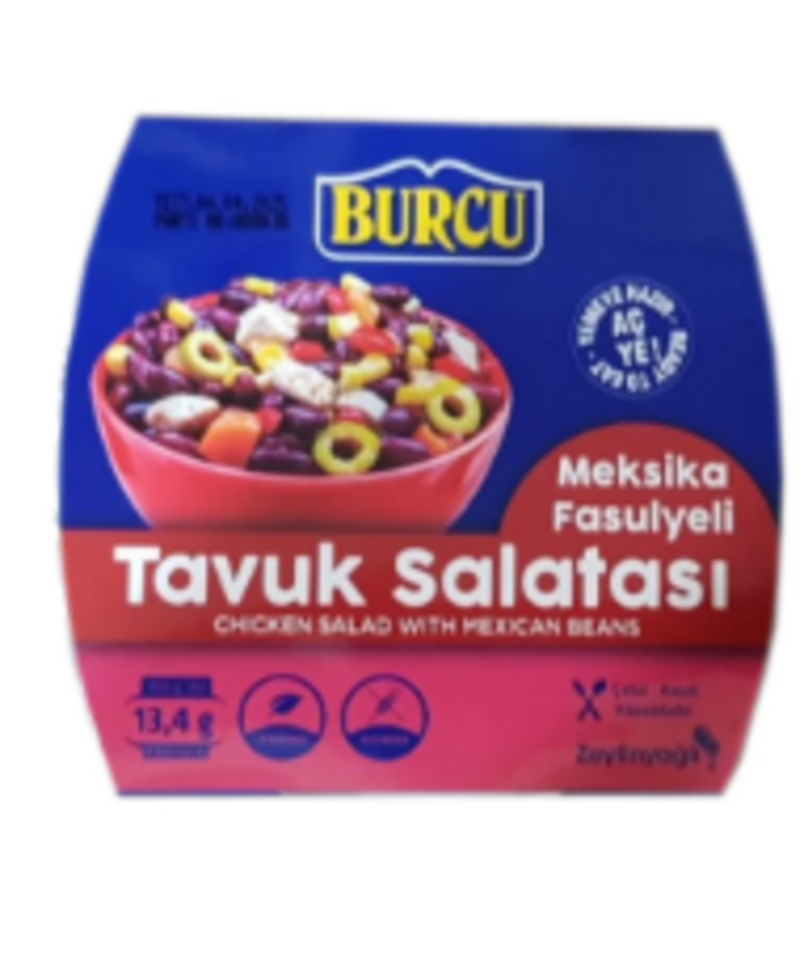 BURCU MEKSİKA FASULYELİ TAVUK SALTASI 150 GR